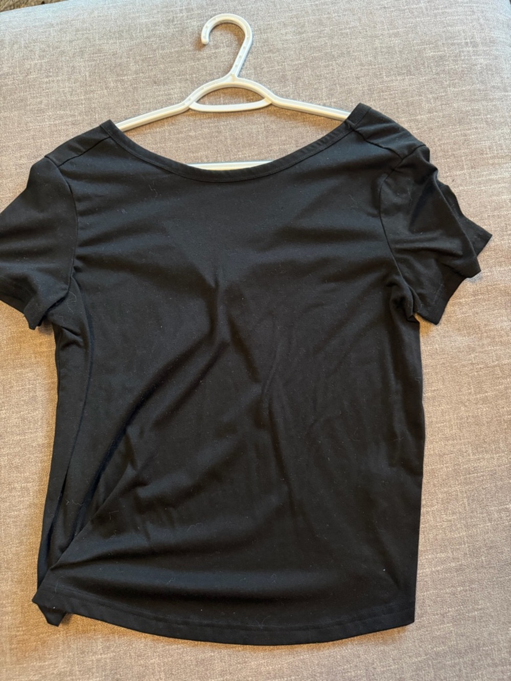 Classic Black Women’s Short-Sleeve Top